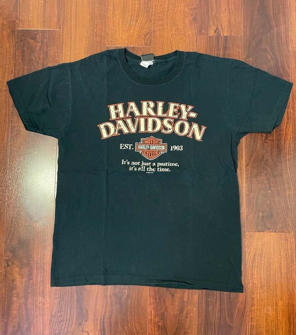 Harley-Davidson 2012 "It's not just a pastime" Graphic T-Shirt Size Large